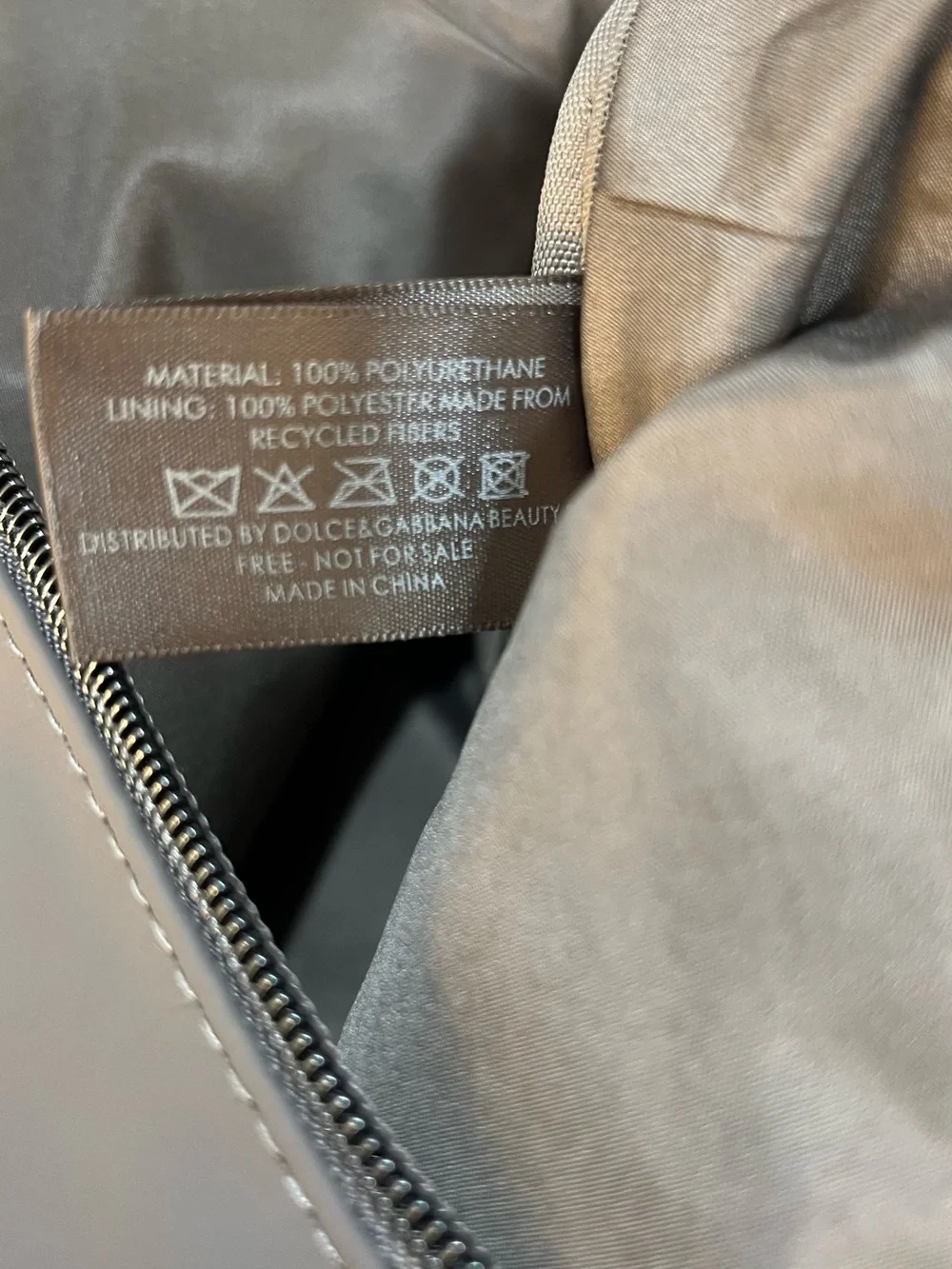 Dolce & Gabbana Devotion GWP Duffel Bag Warm Gray / Taupe Tone NWO